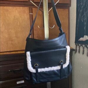Brand new UGG Black and White Shoulder Bag